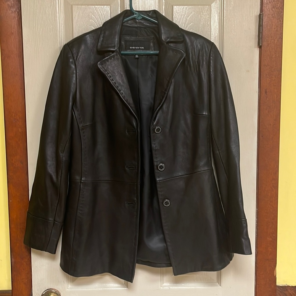 Leather Blazer
